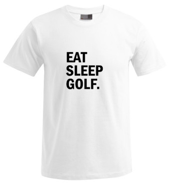T-Shirt EAT SLEEP GOLF Grau